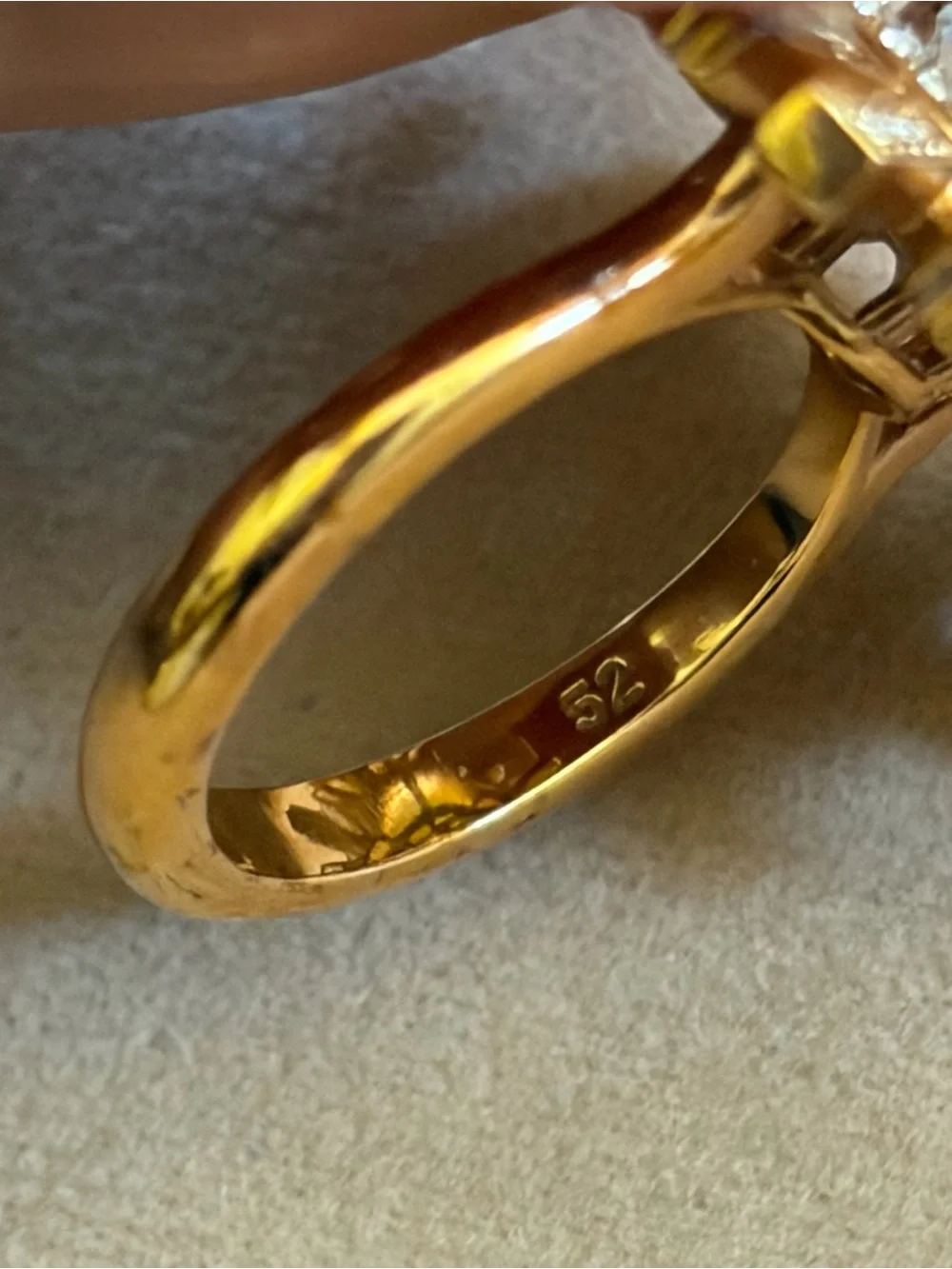 Swarovski Sun Burst Cocktail Ring Size 6